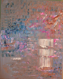 2013 Composition in Acrylic: Junk in Foggy Hong Kong